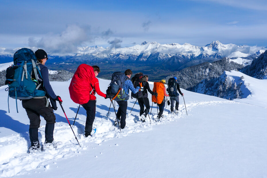 NKBV reizen sneeuwschoenwandelen