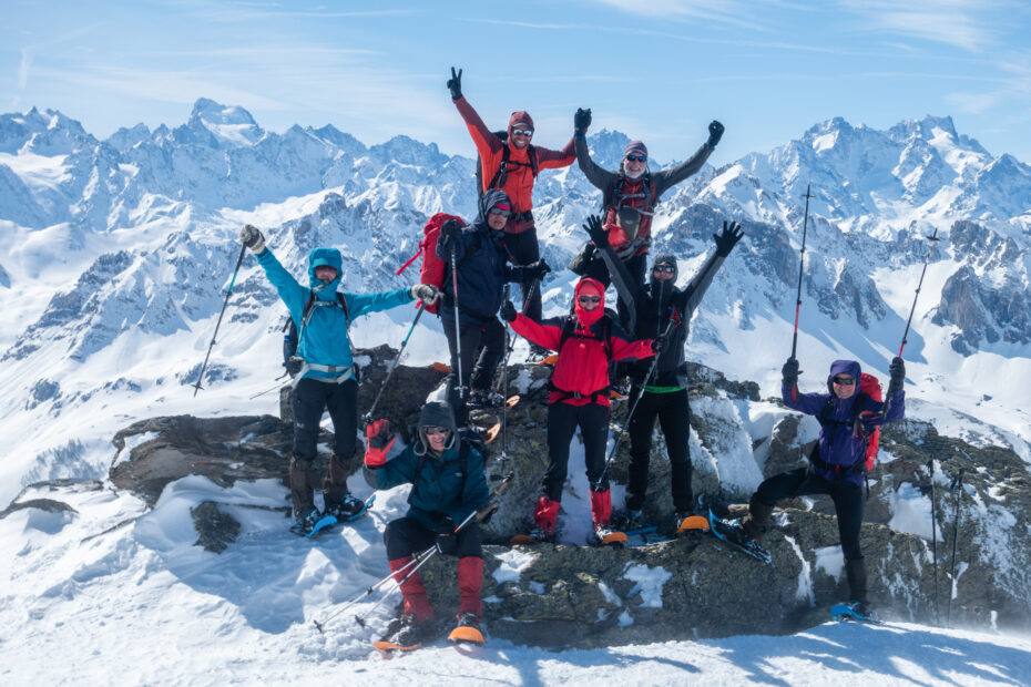 sneeuwschoenwandelen in een groepsreis