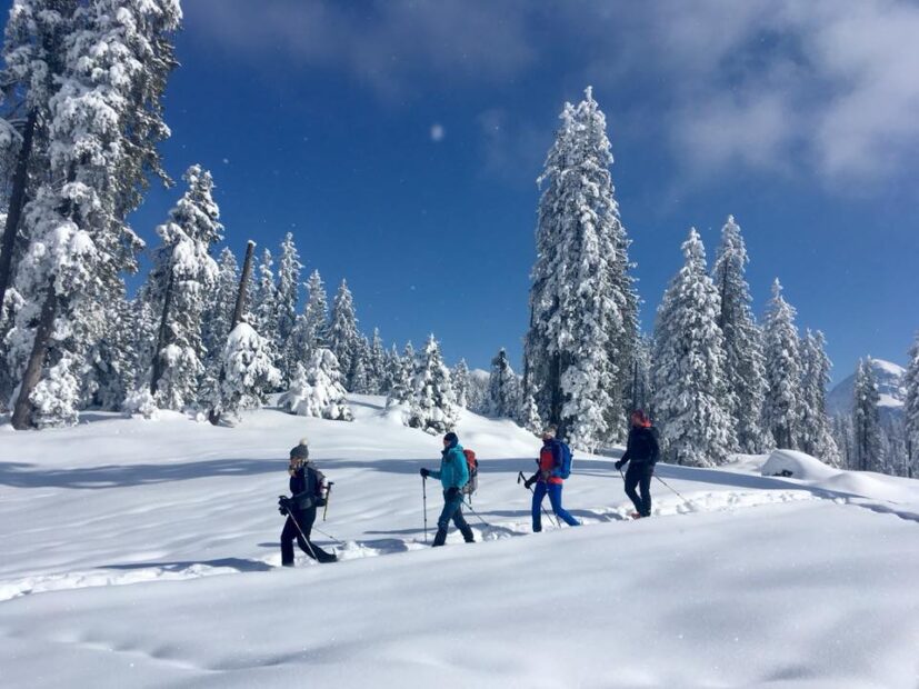 huttentocht in de duitse alpen