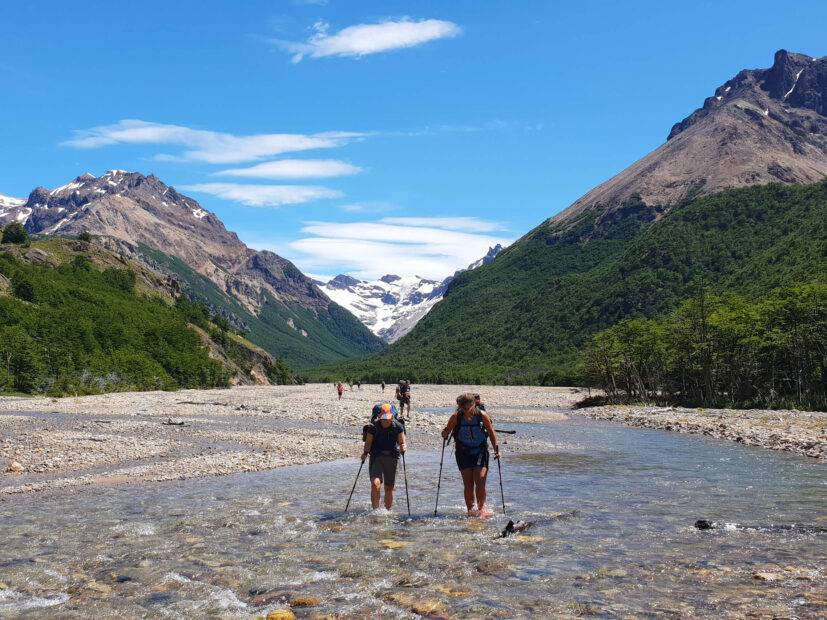 Groepsreis Patagonië rivierdoorsteek