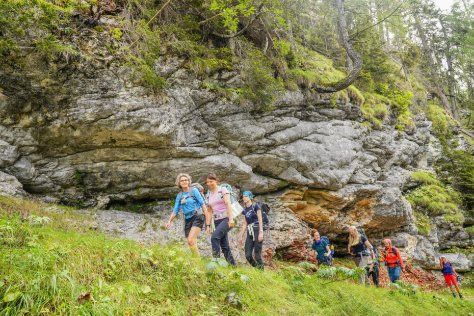 Groepswandeling in de Dolomieten