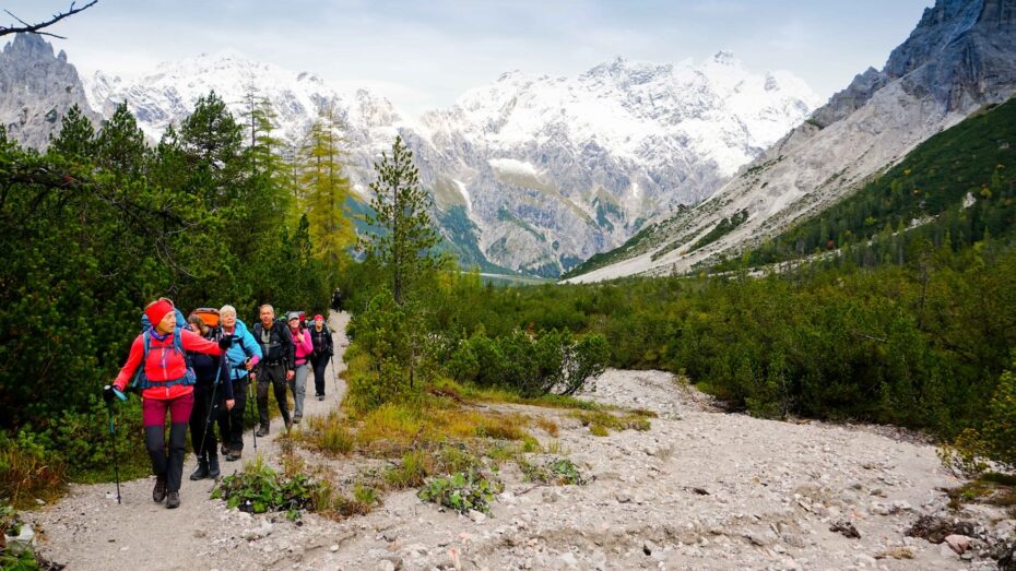 wandelen in alpen